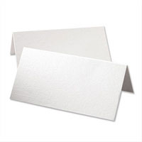 White recycled place card pk of 10