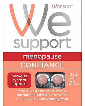 Confiance Wassen We Support menopause. CONFIANCE 90