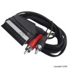 Connect-It Scart Plug to 2 x Phono Plugs Lead