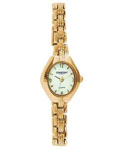 Ladies Gold Coloured Bracelet Watch