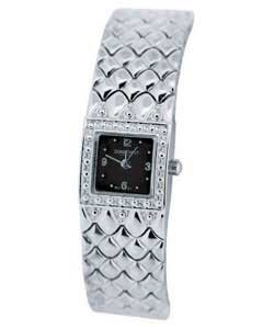 Ladies Silver Coloured Bracelet Watch