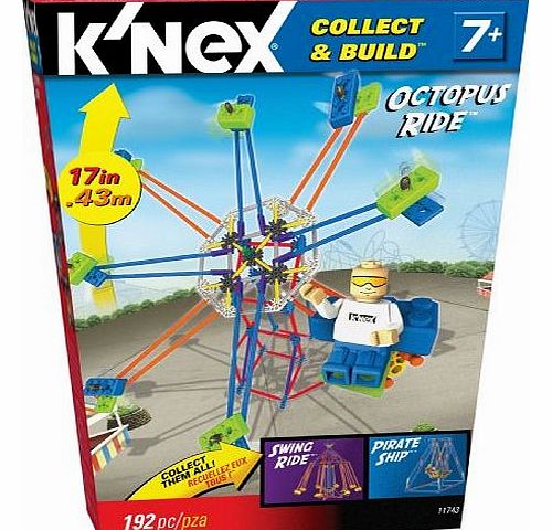 Construction Toys Knex Micro Amusement Octopus Ride Building Set