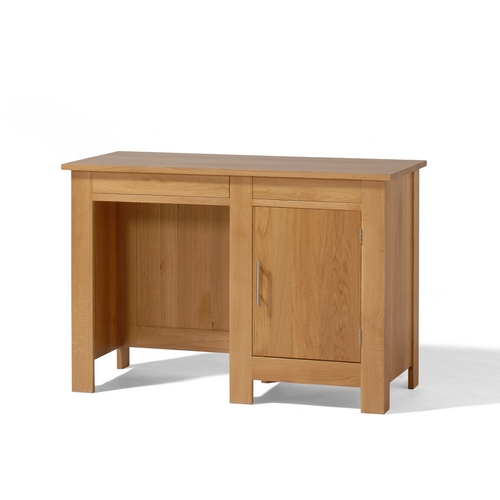 Contemporary Oak Single Pedestal Desk 808.602