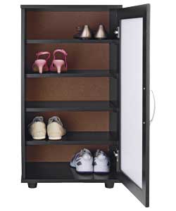 Black Contemporary Shoe Cabinet