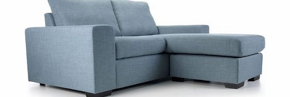 Contemporary Sofa Company Togo 4in1 Sleeper Corner Sofabed Sky Blue - 3 Seater Sofa Bed - Modern Fabric Sofa Bed - Futon - Guest Bed Frame - Sky Blue
