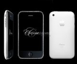 Continental Apple iPhone 3G Unlocked White 16GB VS1 Diamond Encrusted Luxury Mobile Phone