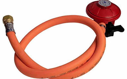 Continental NEW PROPANE GAS REGULATOR HOSE & CLIP FOR BBQ CAMPING