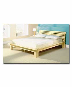 Continental Solid Pine King Size Bed/Comfort Sprung Matt