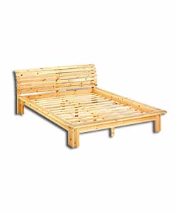 Solid Pine King Size Bedstead