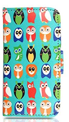 CONTINENTAL27 For Apple Ipod Touch 5 5th Generation New MULTI BIRDS OWLS BOOK TYPE PU Leather Magnetic Wallet Flip