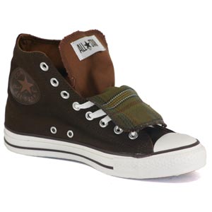 Converse - All Star - Double Tongue Hi - Chocolate