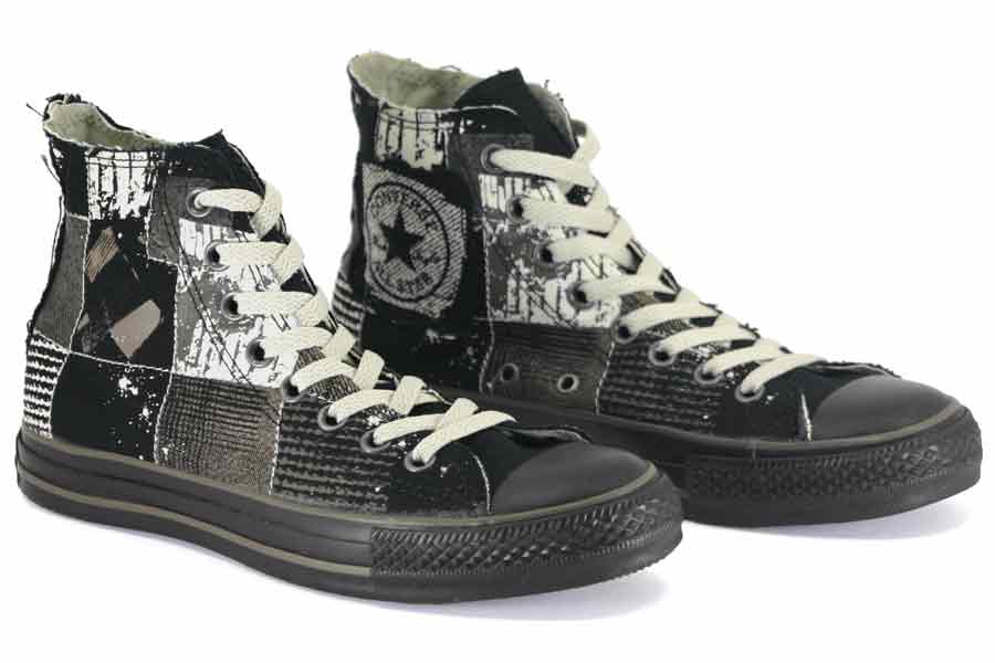 Converse - All Star - Print Hi - Black / Tan