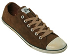 All Star CT Slim OX Brown Suede Trainers