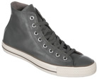 Converse All Star Hi Charcoal/White Leather