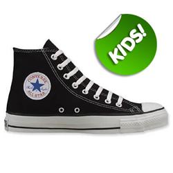 Converse All Star Hi Kids Shoes - Black
