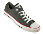 Converse All Star Ox Grey Jersey Trainers