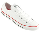 Converse All Star Ox White Leather Trainers