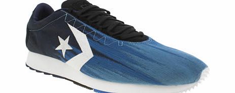 Converse Black And Blue Novo Racer Trainers