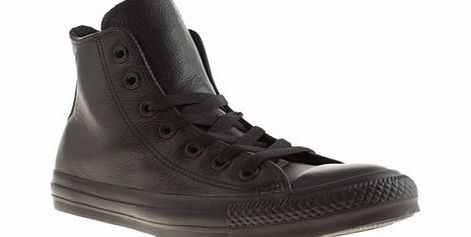 Converse Black Hi Vi Leather Trainers
