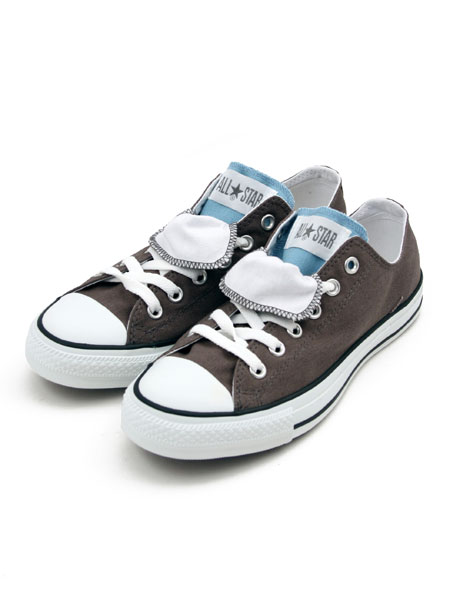 Converse Charcoal All Star Ox Double Tongue Trainer