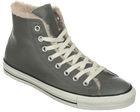 CT HI Charcoal Leather Trainers