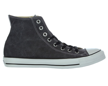 CT HI Washed Black Canvas Trainers