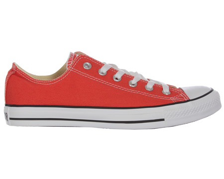 Converse CT OX Red Clay Canvas Trainers