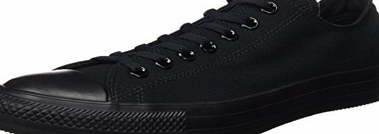 Converse Ctas, Unisex Adults Low-Top Sneakers, Black (Black Mono), 9 UK (42 1/2 EU)