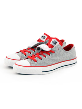 Converse Grey/Multi Double Tongue Ox Trainer