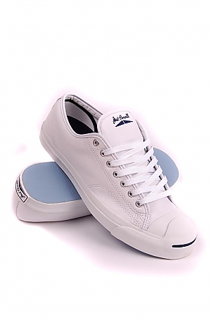Converse Jack Purcell Leather Ox White / Navy