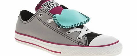 Converse kids converse light grey all star double