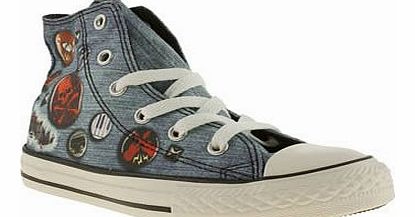 kids converse pale blue all star real photo