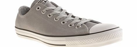 Converse Light Grey All Star Oxford Suede Trainers