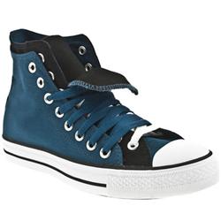 Male All Star Double Upper Hi Fabric Upper in Navy and Black