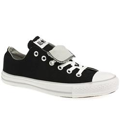 Converse Male As Dbl Tongue Too Fabric Upper in Black and White