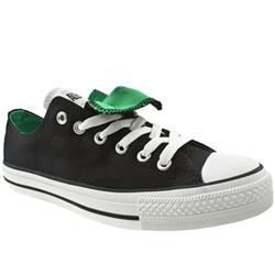 Male Converse All Star Double Fabric Upper in Black and White