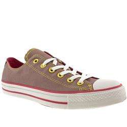 Male Converse All Star Double Fabric Upper in Brown