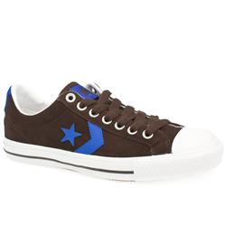 Male Star Player Suede Upper in Brown and Navy
