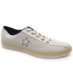 Converse Male Tennis A/S 1974 Fabric Upper in White and Navy