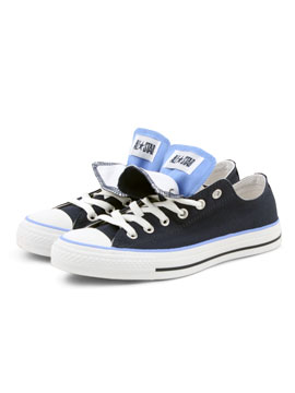 Converse Navy Double Tongue Ox Trainer