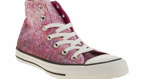 Converse Pink Streaming Colour Hi Trainers