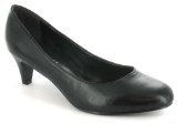 Platino `Josie` Ladies Court Shoes - Black - 8 UK