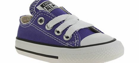 Converse purple all star oxford girls toddler