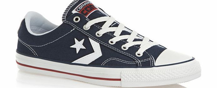 Converse Star Player EV Shoes - Navy/White/Red
