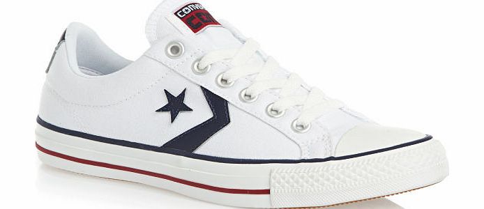Converse Star Player EV Shoes - White/Red/Navy