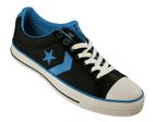 Converse Star Player Ox Black/Blue Mesh Trainers