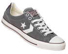 Converse Star Player Ox Grey/Cream Trainers
