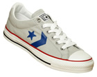 Converse Star Player Ox Grey/Royal Blue Trainers