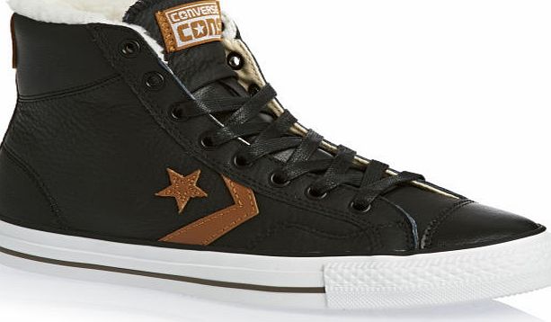 Converse Star Player Trainers - Black/auburn