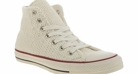 Converse Stone All Star Winter Knit Hi Trainers